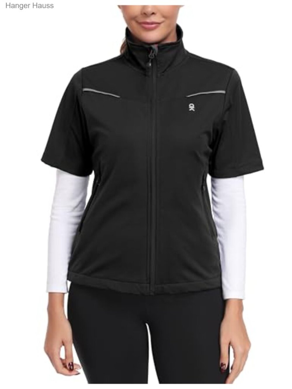 Women's Short Sleeve Golf Jacket Lightweight Water Resistant Quick Dry Running